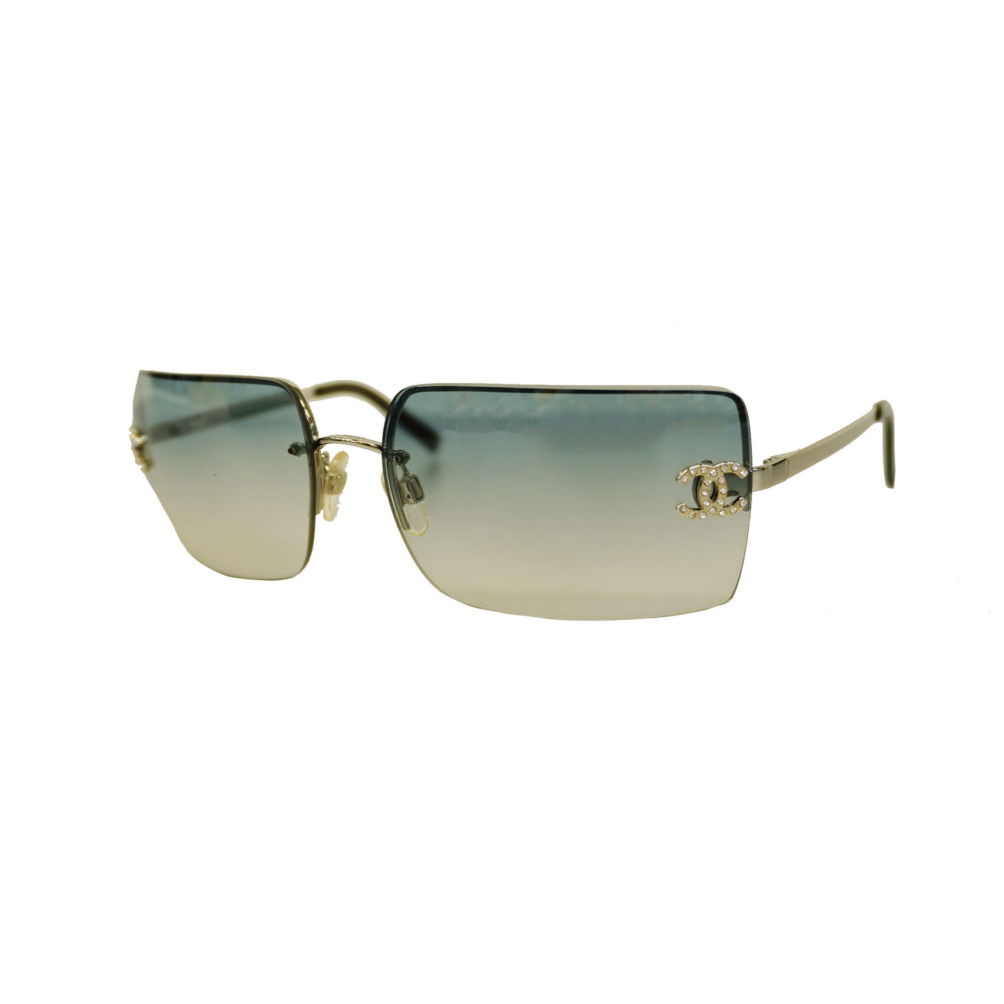 Chanelauth Women's Sunglasses Sunglasses Silver Hardware 4092-B